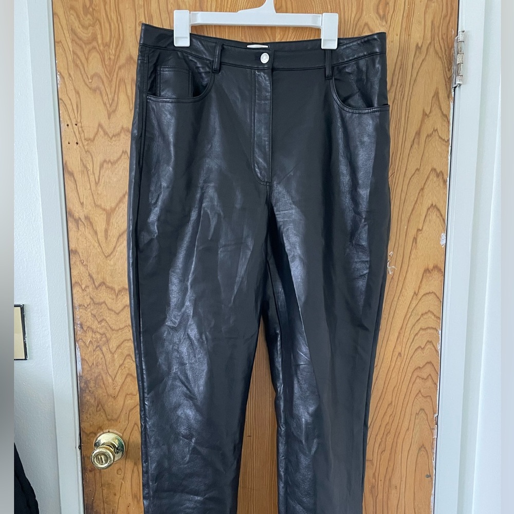 The Melina Pant / Vegan Leather pants / Aritzia